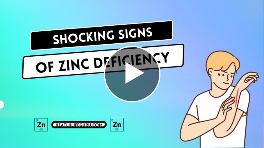 Signs Of Zinc Deficiency